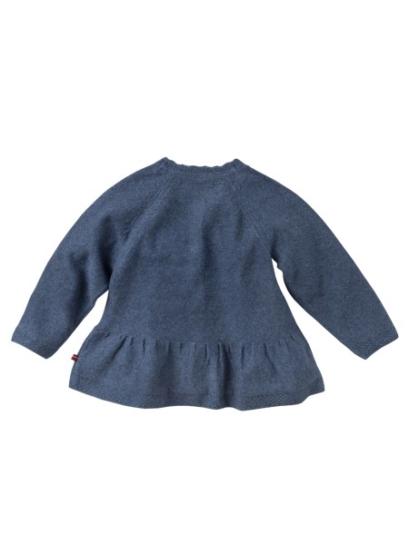 Baby Strickjacke - dunkelblau mélange