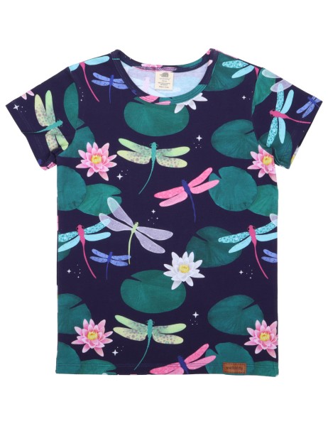 Shirt - kurzarm - Colourful Dragonflies - Alloverprint
