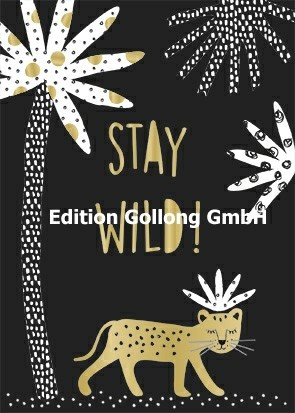 Postkarte - Stay Wild - Gepard - 105x150mm