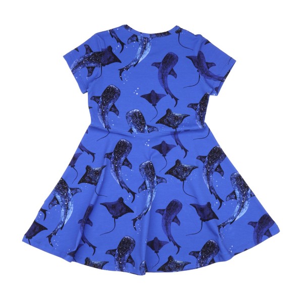 Kleid - kurzarm - Whales Eagle Rays