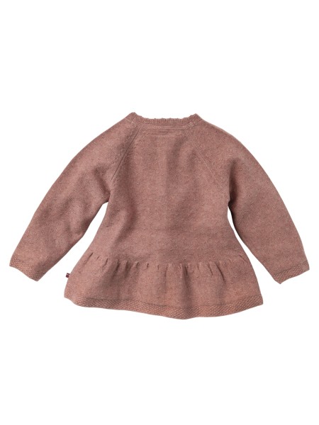 Baby Strickjacke - beere mélange