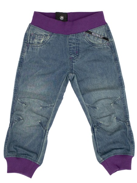 Jeans mit Bündchen - Classic Denim - dark ocean and plum