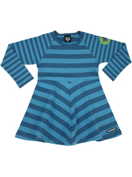 Twirl Dress Stripes - langarm - dark ocean/ocean
