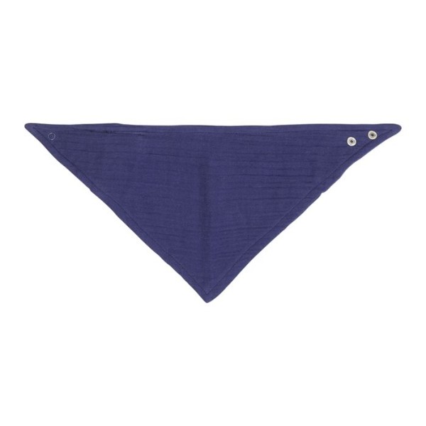 Baby Lätzchen Bib - Musselin - navy und curry