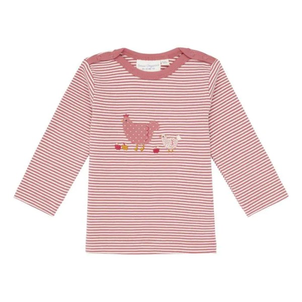 Baby Shirt - langarm - mit Hühnern - Luna