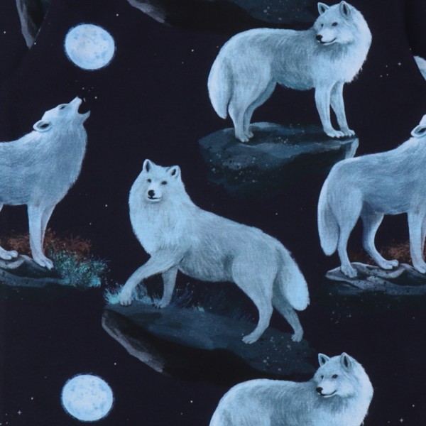 Shirt - langarm - Wölfe - Singing Wolfs