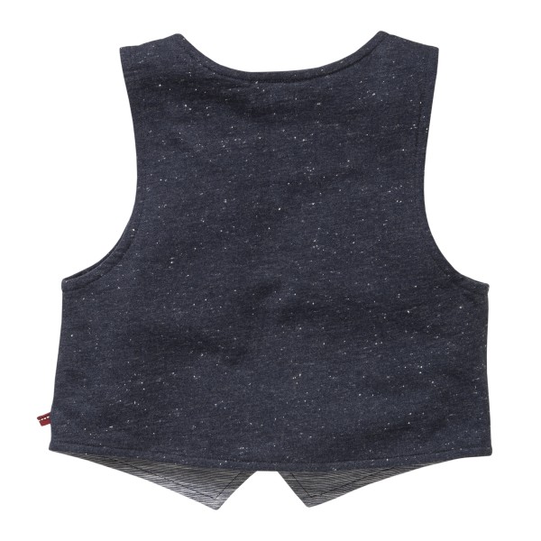 Sweat Weste - dunkelblau mélange