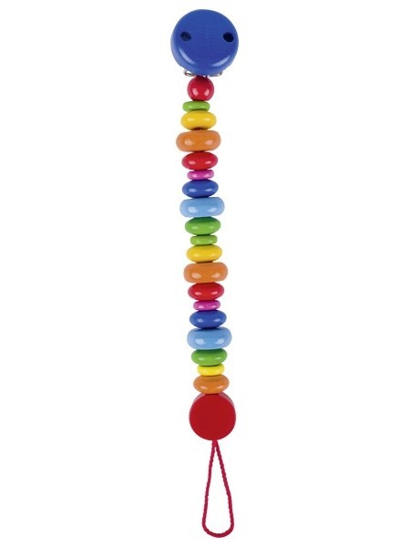 Schnullerkette bunte Linsen