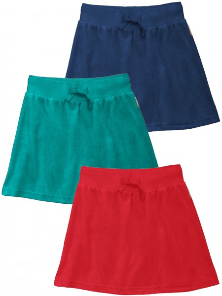 Skirt - Velours - navy ruby lagoon