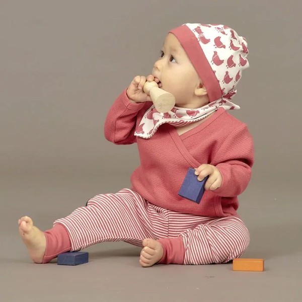 Baby Wickeljacke - langarm - Waffeljersey - Wanda
