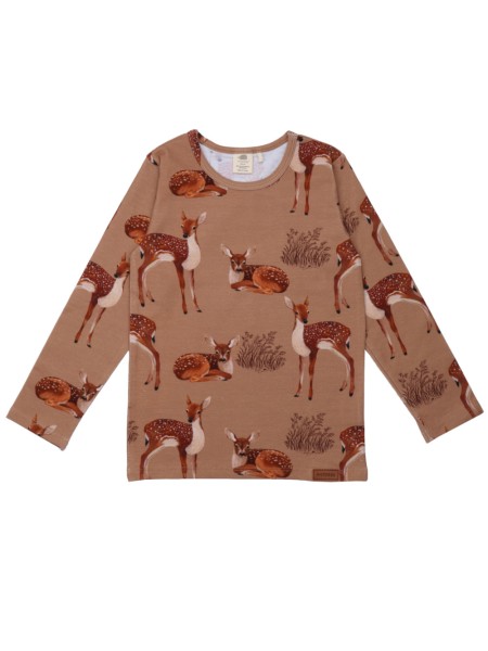Shirt - langarm - Rehe - Little Fawns
