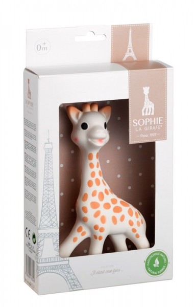 Sophie la Girafe - 100% Naturkautschuk - weißer Geschenkkarton
