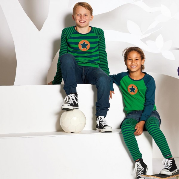 T-Shirt Stern - langarm - 4 Farben