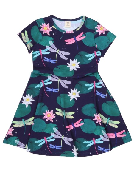 Kleid - kurzarm - Colourful Dragonflies