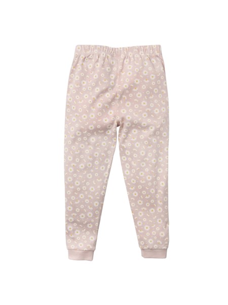 Pyjama - rosa - mit Gänseblümchen