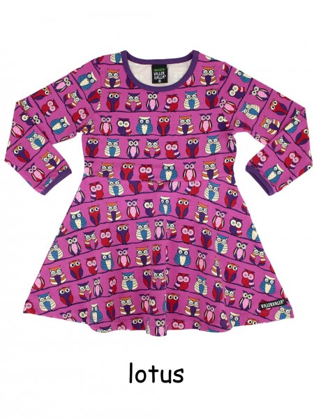 Schwingkleid Eule - langarm