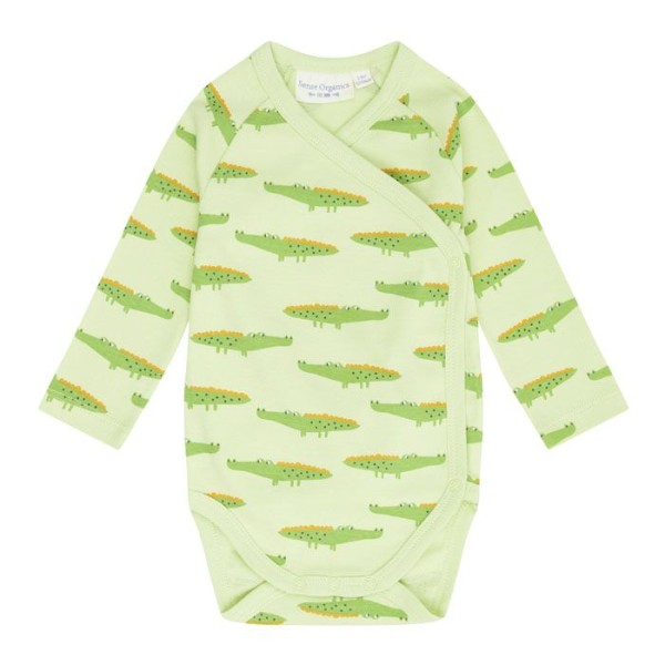 Wickelbody Ygon - langarm - Fairtrade Baumwolle