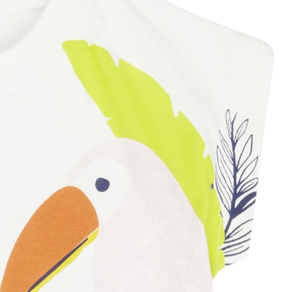 Mädchen T-Shirt Dora - mit Vogel Druck