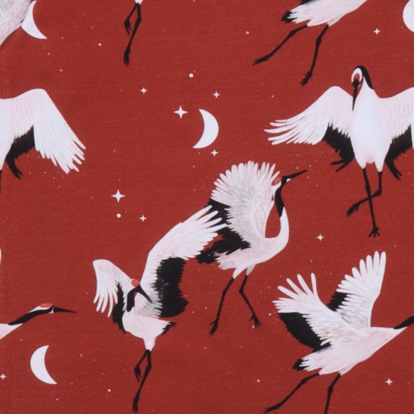 Shirt - langarm - Kraniche - Dancing Cranes