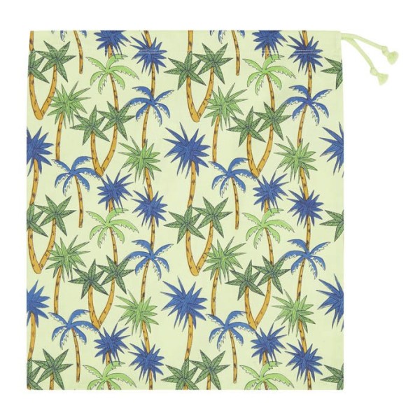 Tasche Stoffbeutel - mit Zugband - Zitronen oder Palme