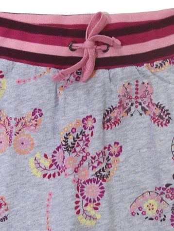 Skort Schmetterlingsdruck - silvermelange