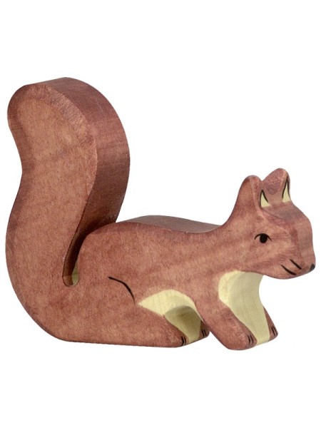 Eichhörnchen - stehend - braun