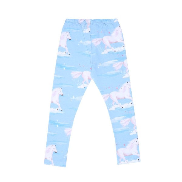 Leggings - White Horses - Alloverprint