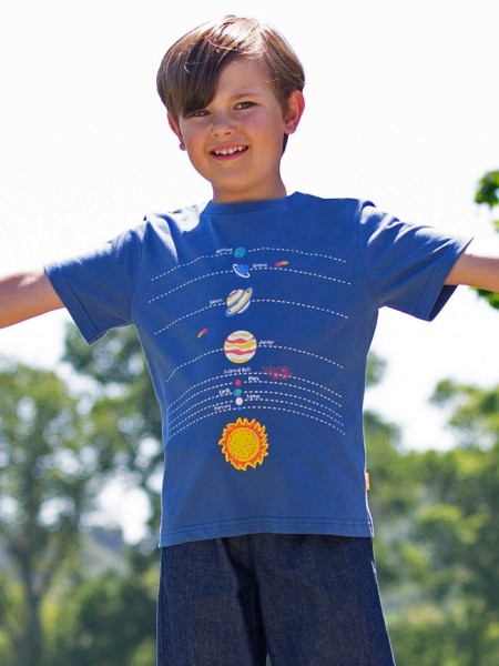 Solar System T-Shirt - kurzarm - navyblau