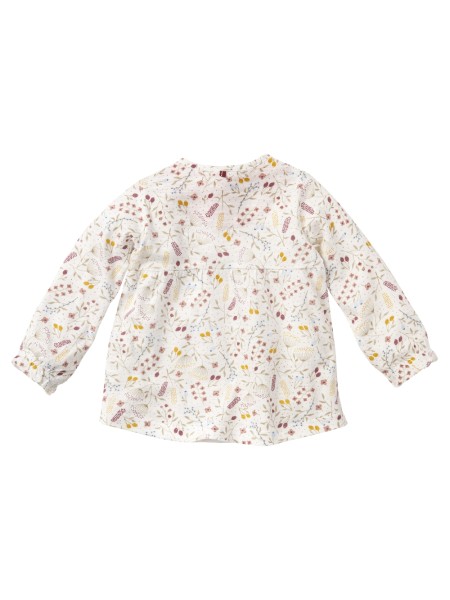 Baby Shirt - langarm - Blumenwiese