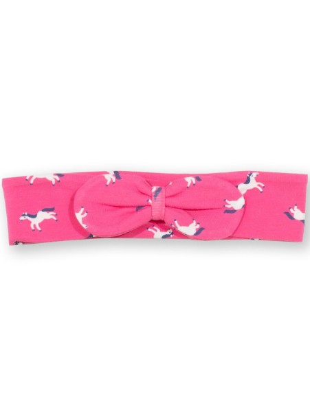 Haarband mit Schleife - Polka Pony - pink