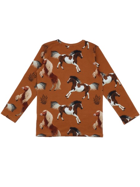 Shirt - langarm - Pferde - Joyful Horses