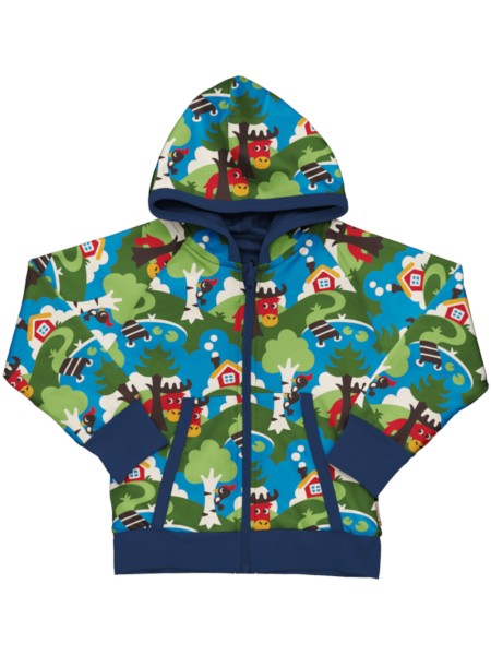 Kapuzenjacke mit Reißverschluß - Countryside