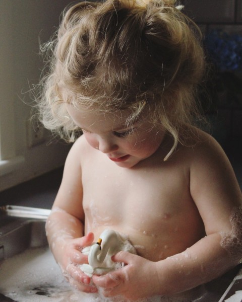 Badespielzeug Schwan - weiß - Naturkautschuk