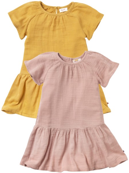 Kinder Kleid - kurzarm - Musselin