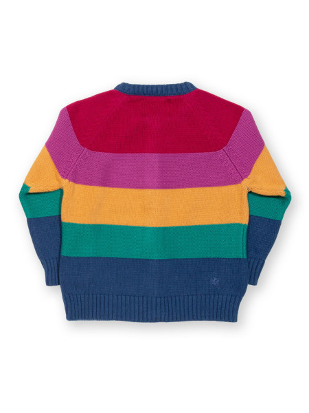 Strickjacke Regenbogen