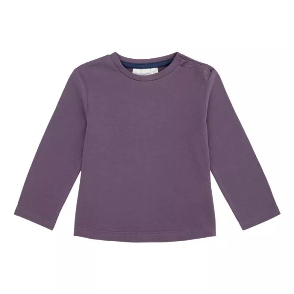 Mädchen Shirt - langarm - dunkelrosa oder aubergine - Arlena
