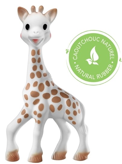 Sophie la Girafe - 100% Naturkautschuk - weißer Geschenkkarton
