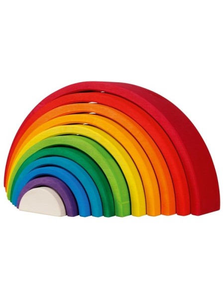 Bausteine Regenbogen - 11 Bögen - Ahornholz