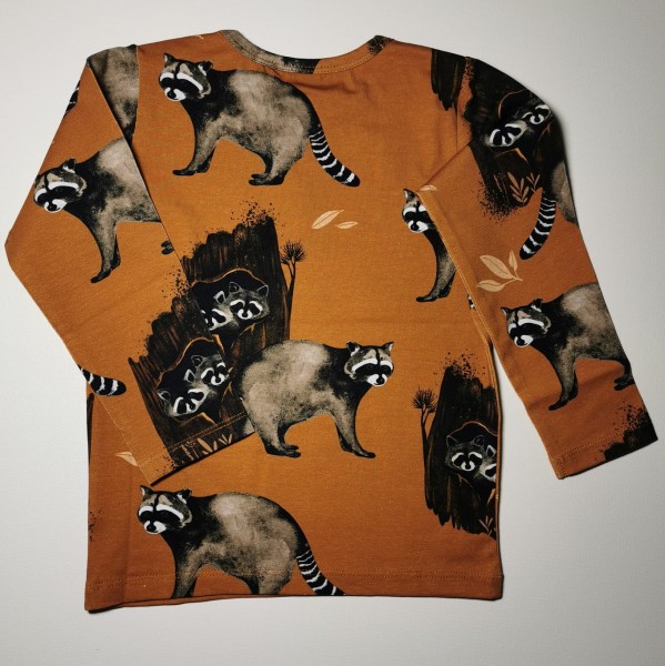 Shirt - langarm - Curious Raccoons - Waschbären