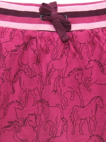 Skort Pferdedruck - berry