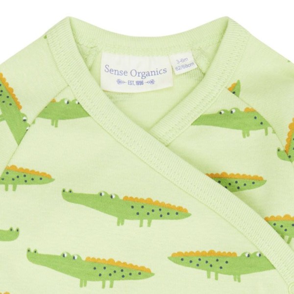 Wickelbody Ygon - langarm - Fairtrade Baumwolle