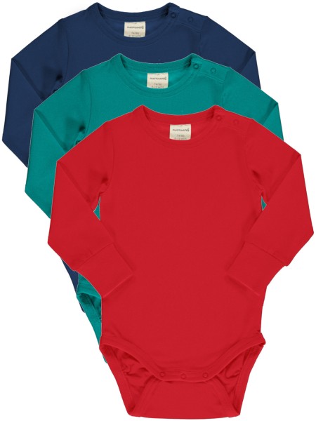 Body - langarm - lagoon/navy/ruby
