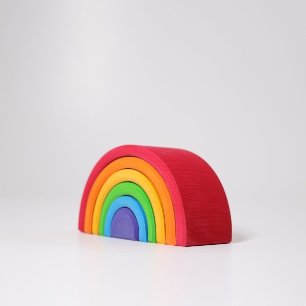Regenbogen - 6 Teile - Lindenholz - bunt lasiert