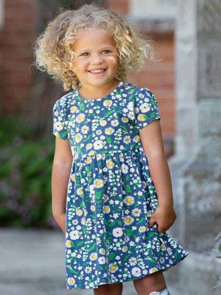 Bumble Blooms Kleid - kurzarm