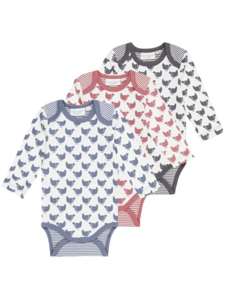Body - langarm - Hühner Alloverprint - Yvon